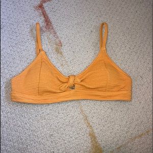 TRENDY NEVER WORN MUSTARD BIKINI TOP